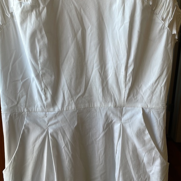 BCBGMaxAzria white summer dress. - Picture 6 of 7